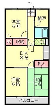 サンライズマンションの物件間取画像